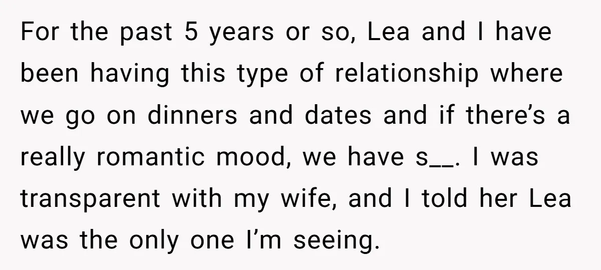 For the past 5 years or so, Lea and I have been having this type of relationship where we go on dinners and dates and if there’s a really romantic...