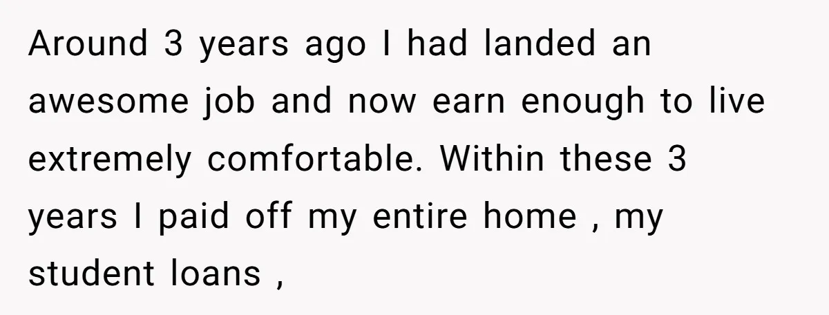 Around 3 years ago I had landed an awesome job and now earn enough to live extremely comfortable. Within these 3 years I paid off my entire home , my...