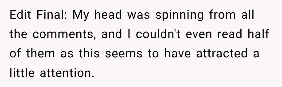 Edit Final: My head was spinning from all the comments, and I couldn't even read half of them as this seems to have attracted a little attention.