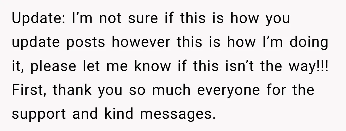 Update: I’m not sure if this is how you update posts however this is how I’m doing it, please let me know if this isn’t the way!!! First, thank you...