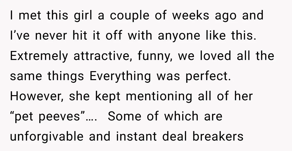 I met this girl a couple of weeks ago and I’ve never hit it off with anyone like this. Extremely attractive, funny, we loved all the same things Everything was...