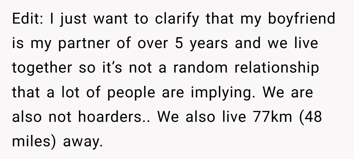 Edit: I just want to clarify that my boyfriend is my partner of over 5 years and we live together so it’s not a random relationship that a lot of...
