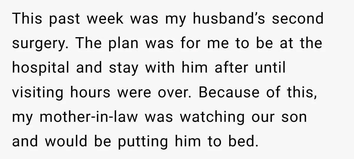 This past week was my husband’s second surgery. The plan was for me to be at the hospital and stay with him after until visiting hours were over. Because of...