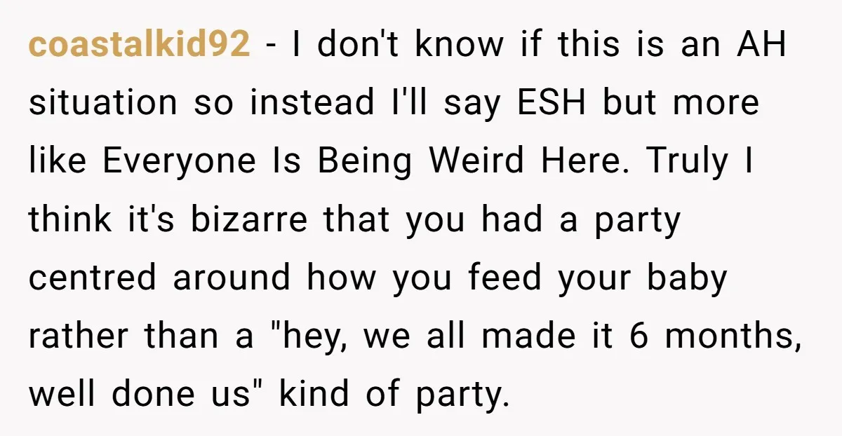coastalkid92 - I don't know if this is an AH situation so instead I'll say ESH but more like Everyone Is Being Weird Here. Truly I think it's bizarre that...