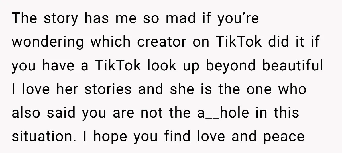 The story has me so mad if you’re wondering which creator on TikTok did it if you have a TikTok look up beyond beautiful I love her stories and she...