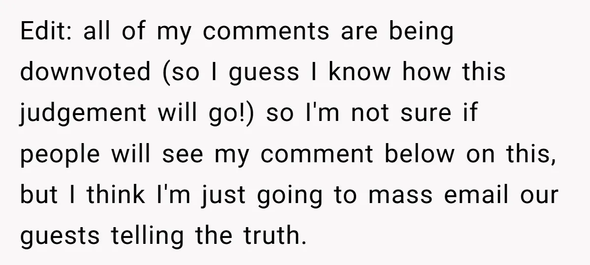Edit: all of my comments are being downvoted (so I guess I know how this judgement will go!) so I'm not sure if people will see my comment below on...