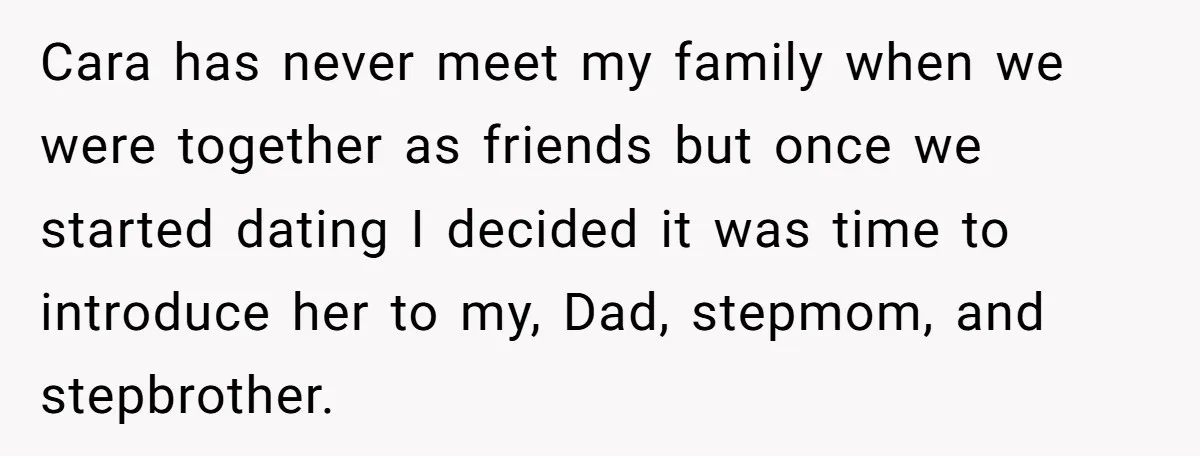 Cara has never meet my family when we were together as friends but once we started dating I decided it was time to introduce her to my, Dad, stepmom, and...