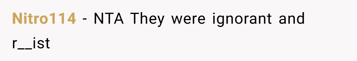 Nitro114 − NTA They were ignorant and r__ist