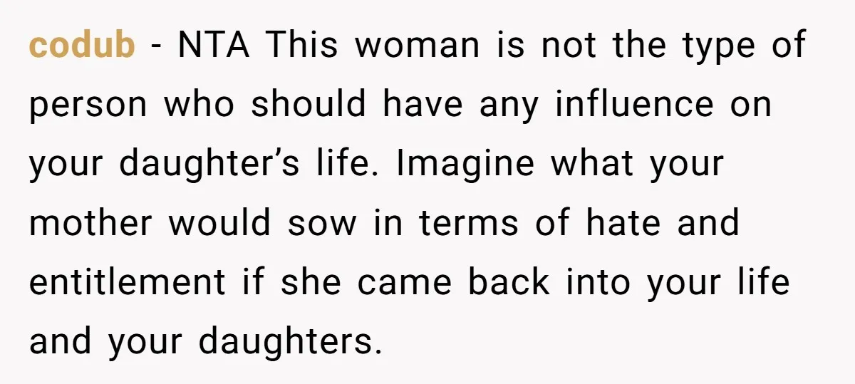 codub - NTA This woman is not the type of person who should have any influence on your daughter’s life. Imagine what your mother would sow in terms of hate...