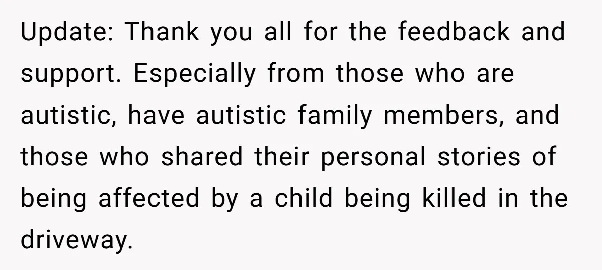 Update: Thank you all for the feedback and support. Especially from those who are autistic, have autistic family members, and those who shared their personal stories of being affected by...