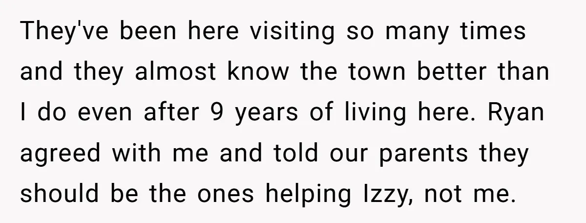 They've been here visiting so many times and they almost know the town better than I do even after 9 years of living here. Ryan agreed with me and told...