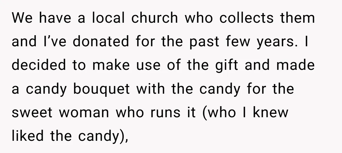 We have a local church who collects them and I’ve donated for the past few years. I decided to make use of the gift and made a candy bouquet with...