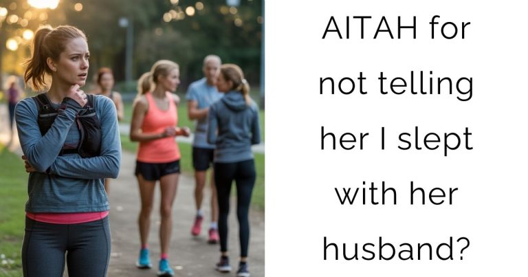 AITAH for not telling her I slept with her husband?