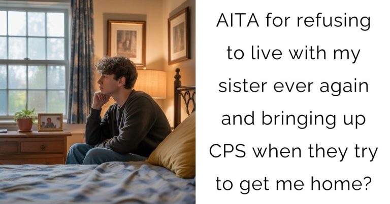 AITA for refusing to live with my sister ever again and bringing up CPS when they try to get me home?