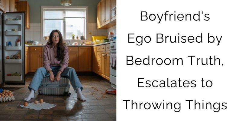 Boyfriend’s Ego Bruised by Bedroom Truth, Escalates to Throwing Things
