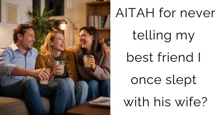 AITAH for never telling my best friend I once slept with his wife?