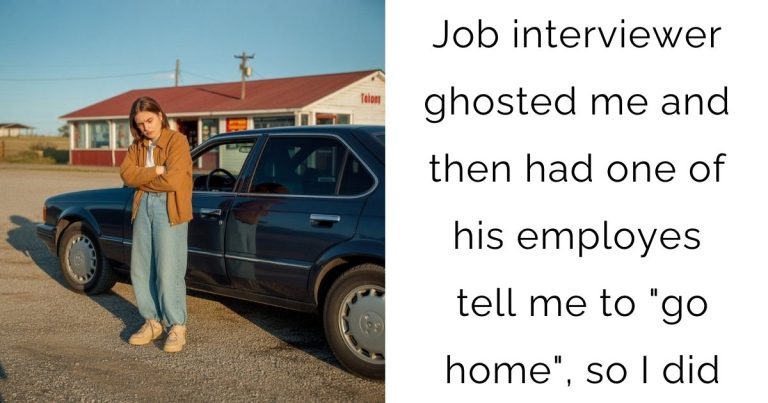 Job interviewer ghosted me and then had one of his employes tell me to “go home”, so I did