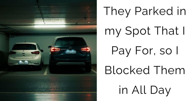 They Parked in my Spot That I Pay For, so I Blocked Them in All Day