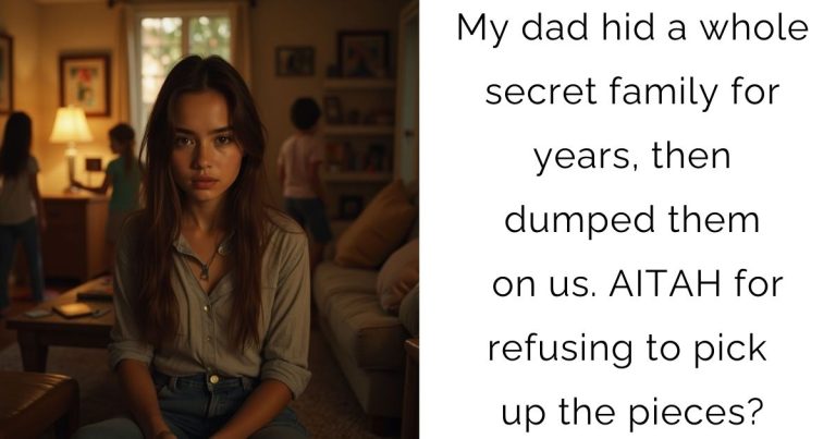 My dad hid a whole secret family for years, then dumped them on us. AITAH for refusing to pick up the pieces?