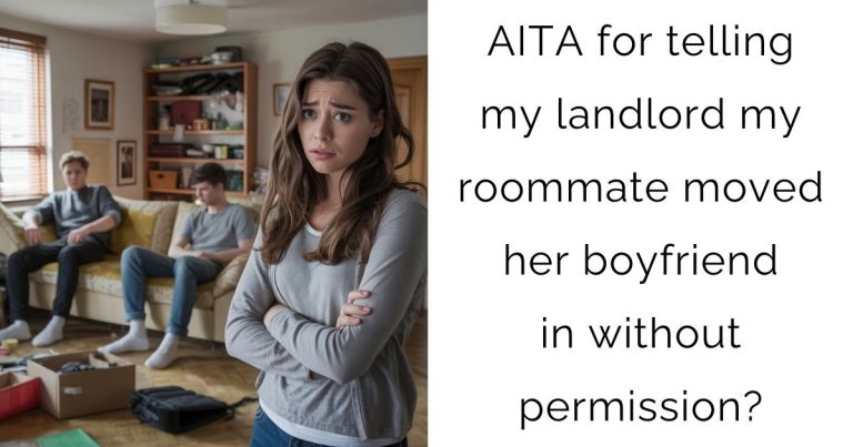 AITA for telling my landlord my roommate moved her boyfriend in without permission?