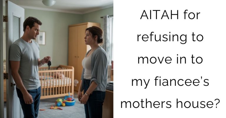 AITAH for refusing to move in to my fiancee’s mothers house?