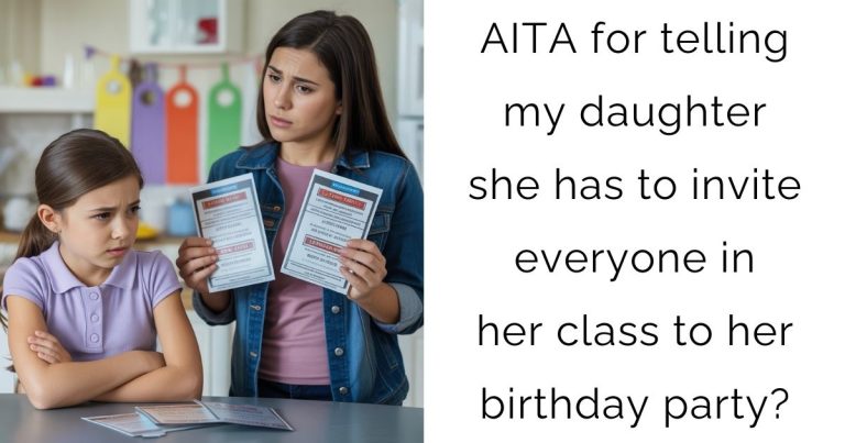 AITA for telling my daughter she has to invite everyone in her class to her birthday party?