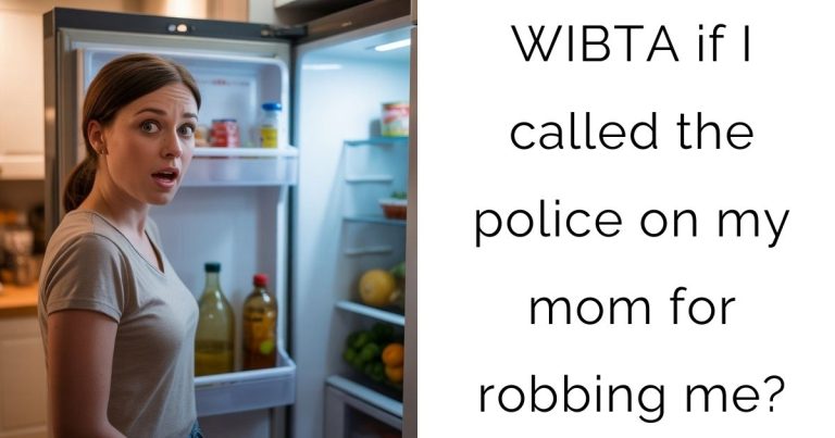WIBTA if I called the police on my mom for robbing me?