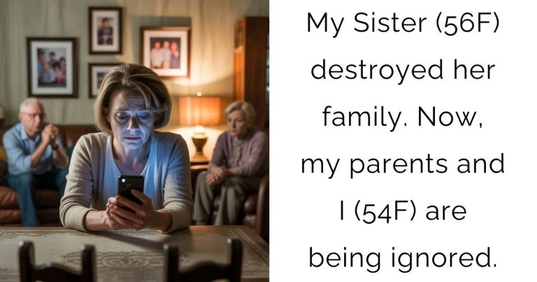 My Sister (56F) destroyed her family. Now, my parents and I (54F) are being ignored.