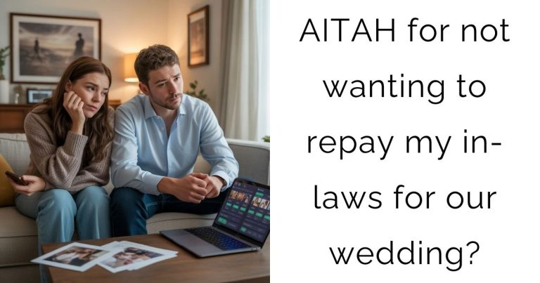 AITAH for not wanting to repay my in-laws for our wedding?