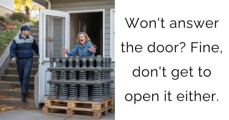 Won’t answer the door? Fine, don’t get to open it either.
