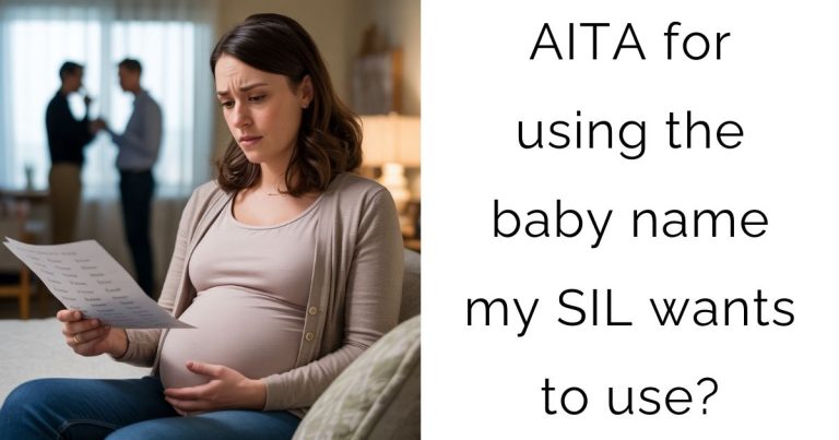AITA for using the baby name my SIL wants to use?