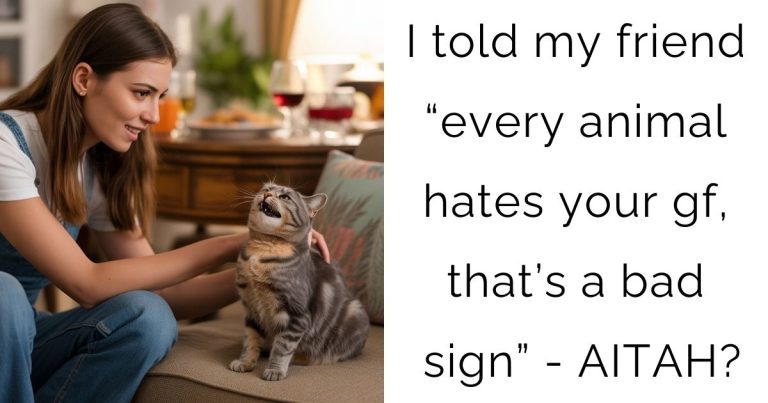 I told my friend “every animal hates your gf, that’s a bad sign” – AITAH?