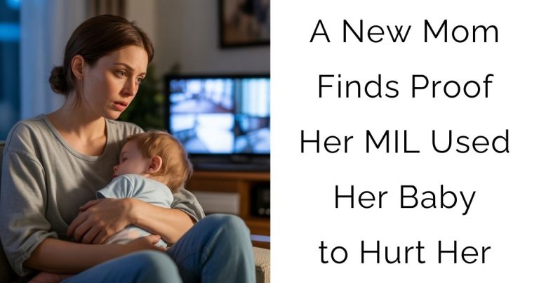 A New Mom Finds Proof Her MIL Used Her Baby to Hurt Her