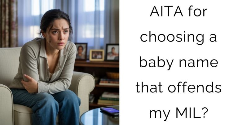 AITA for choosing a baby name that offends my mother-in-law?