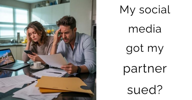 My social media got my partner sued?