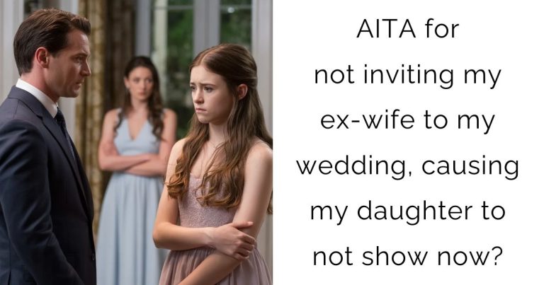 AITA for not inviting my ex-wife to my wedding, causing my daughter to not show now?