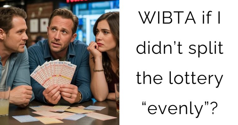 WIBTA if I didn’t split the lottery “evenly”?