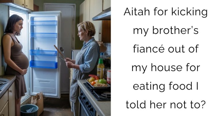 Aitah for kicking my brother’s fiancé out of my house for eating food I told her not to?