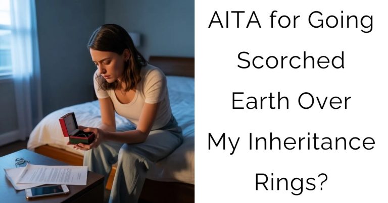 AITA for Going Scorched Earth Over My Inheritance Rings?