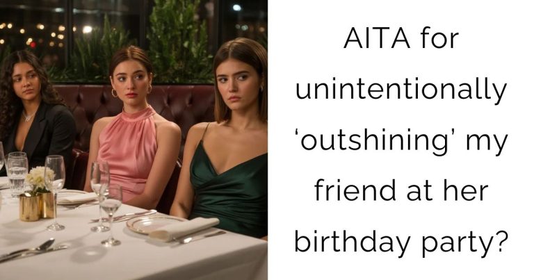 AITA for unintentionally ‘outshining’ my friend at her birthday party?