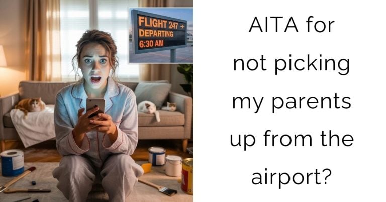 AITA for not picking my parents up from the airport?