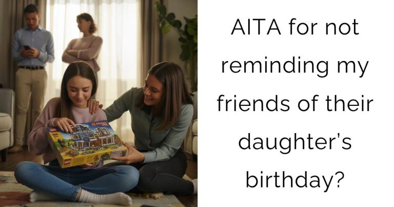 AITA for not reminding my friends of their daughter’s birthday?