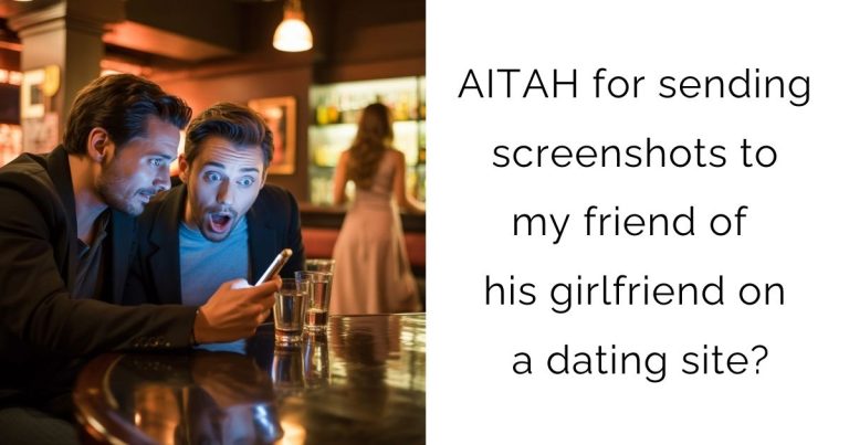 AITAH for sending screenshots to my friend of his girlfriend on a dating site?