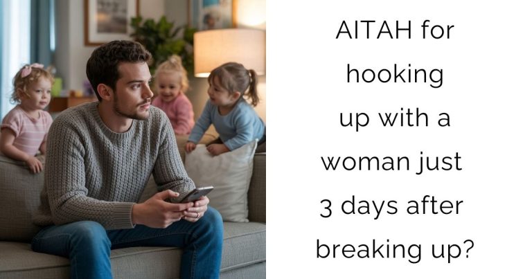 AITAH for hooking up with a woman just 3 days after breaking up?