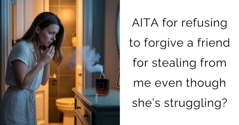 AITA for refusing to forgive a friend for stealing from me even though she’s struggling?
