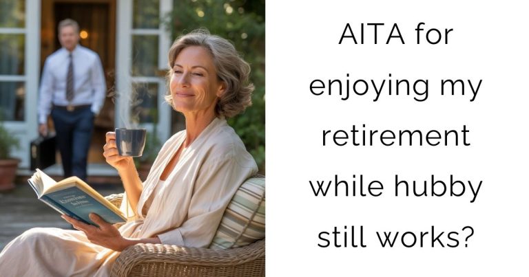 AITA for enjoying my retirement while hubby still works?