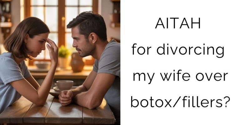 AITAH for divorcing my wife over botox/fillers?