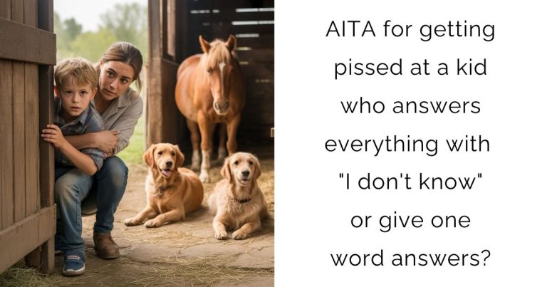 AITA for getting pissed at a kid who answers everything with “I don’t know” or give one word answers?