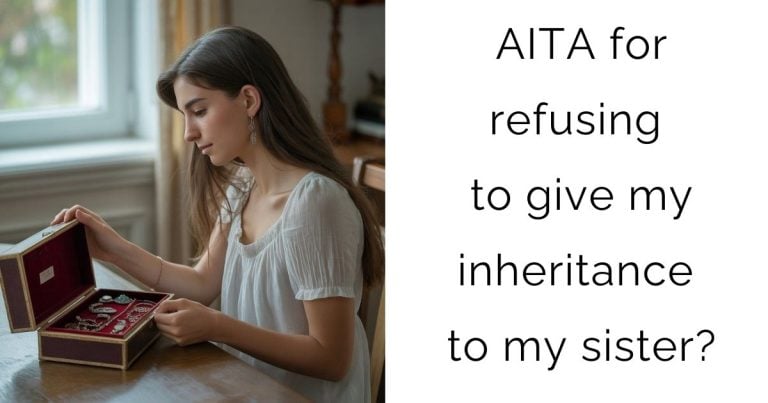 AITA for refusing to give my inheritance to my sister?