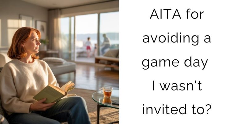 AITA for avoiding a game day I wasn’t invited to?